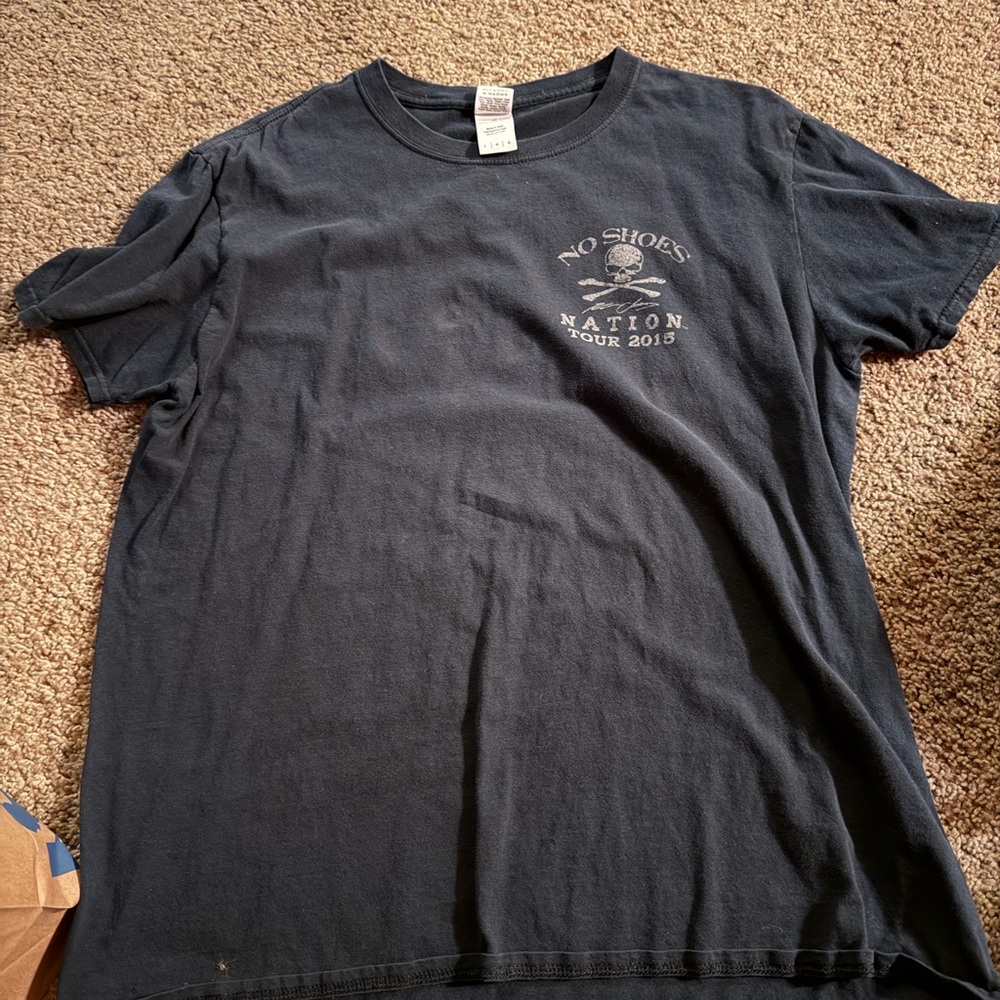 Black No Shoes Nation Big Revival Tour 2015 Tour Tee